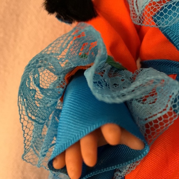 Mexican Tipicas Dolly Jaliscience Folklorico Dancer Doll Vintage - Picture 14 of 14